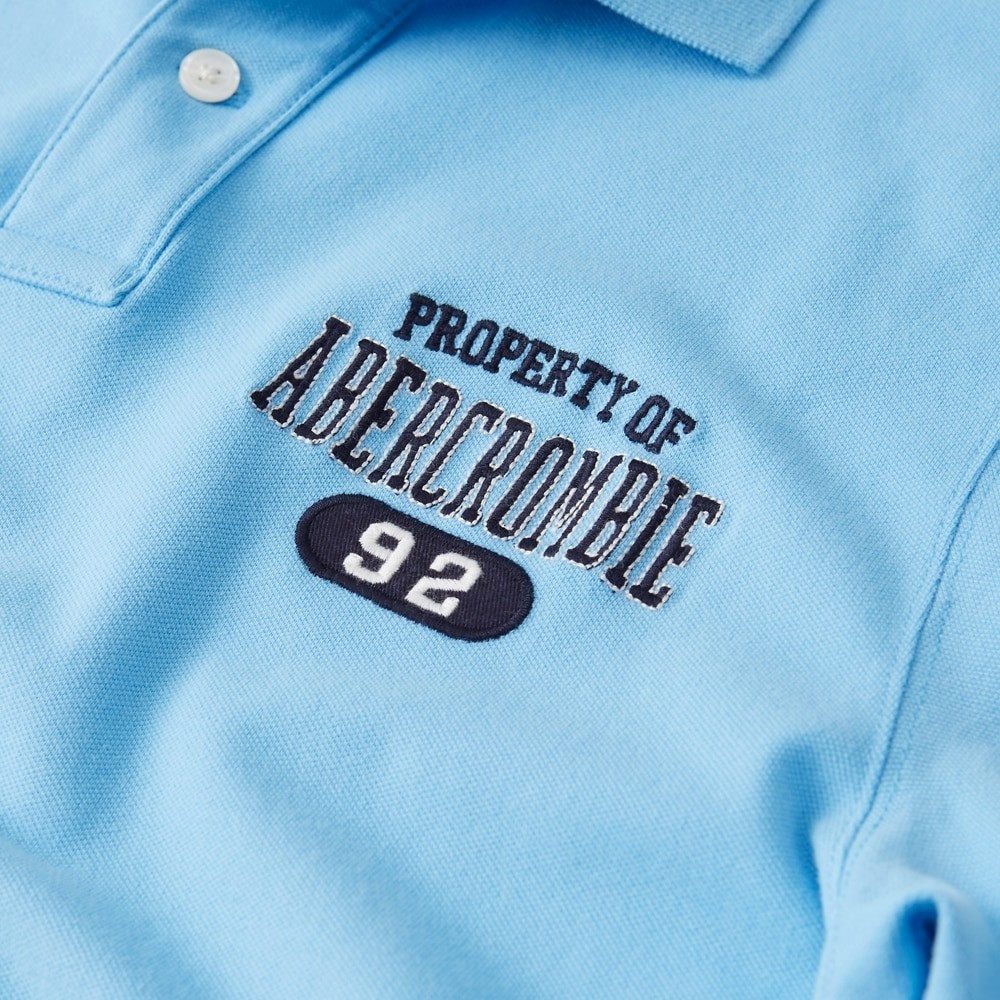 Hình Áo thun polo Abercrombie & Fitch AF-US-P37 Embroidered Logo Stretch Polo