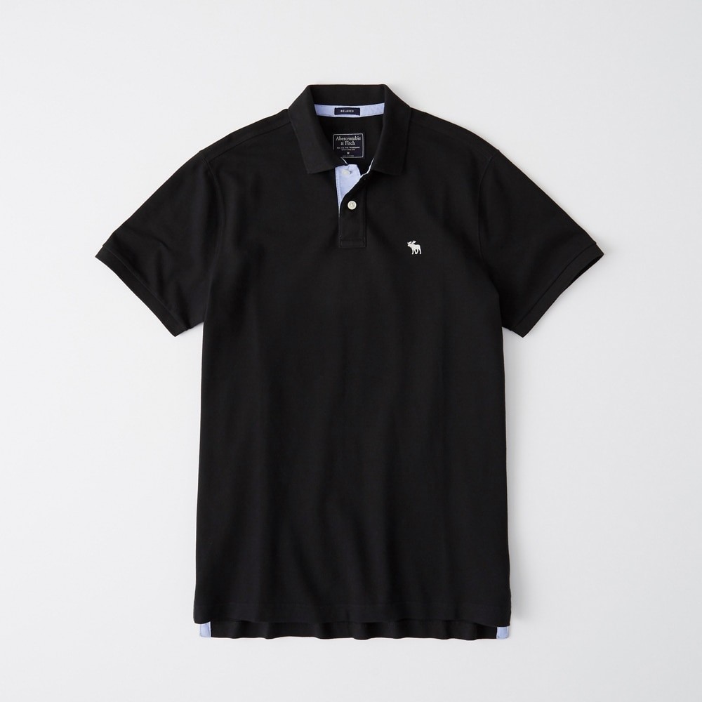 Hình Áo thun polo Abercrombie & Fitch AF-US-P38 Relaxed Stretch Icon Polo