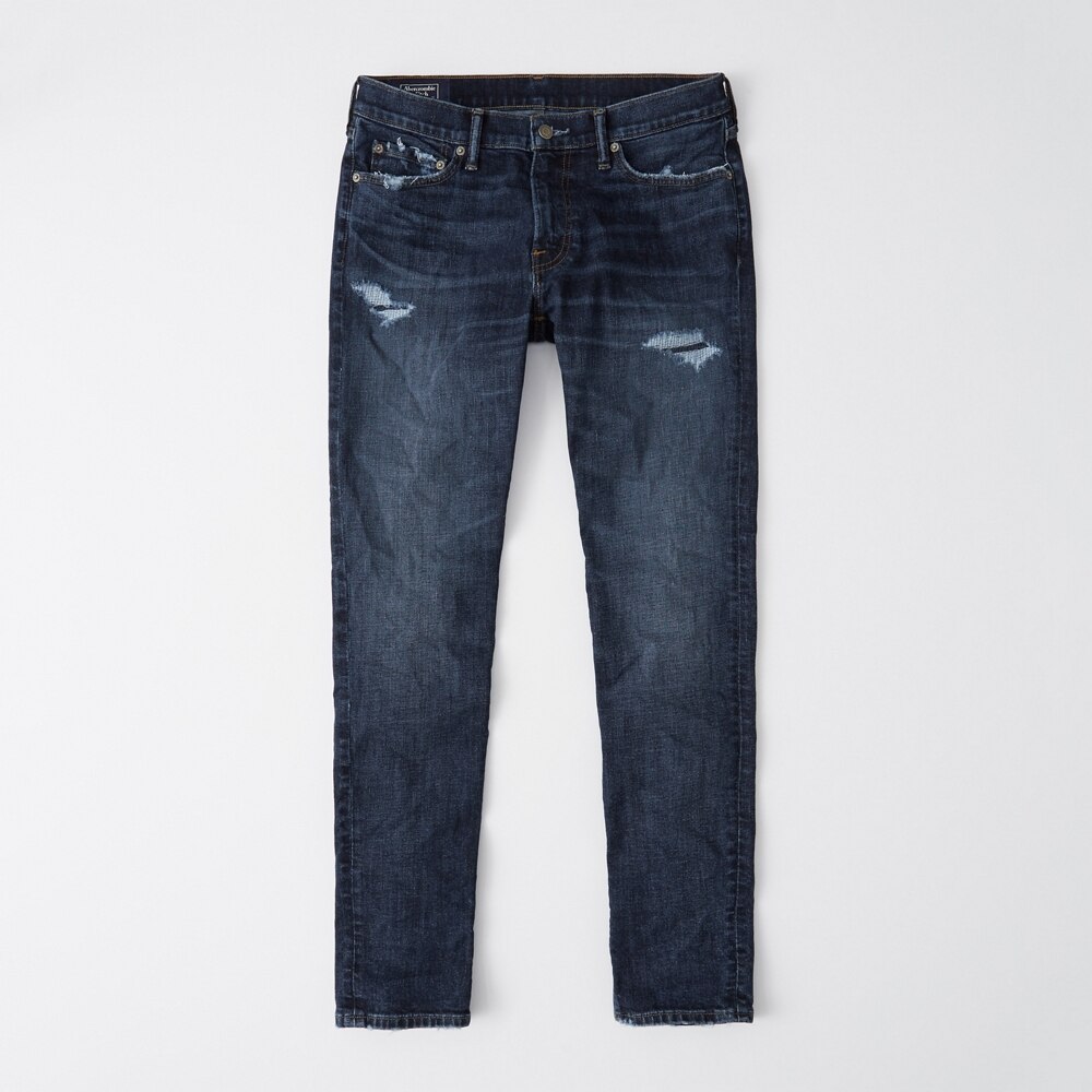 Hình Quần Jean nam Abercrombie & Fitch AF-US-J49 Ripped Skinny Jeans