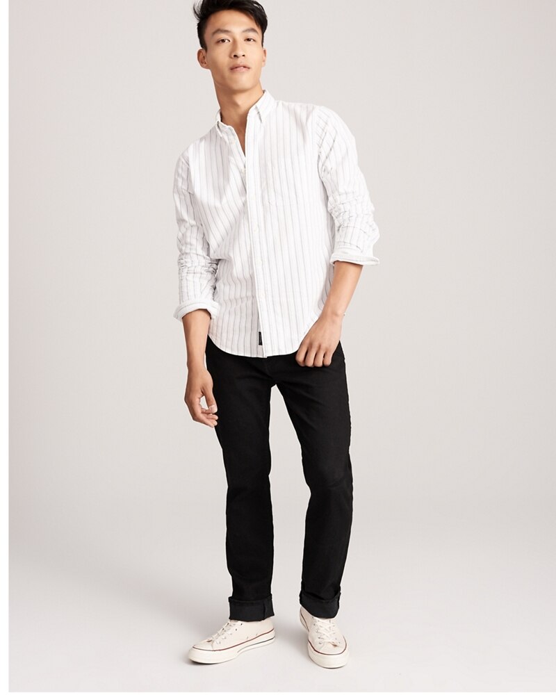 Hình Quần Jean nam Abercrombie & Fitch AF-US-J50 Straight Jeans