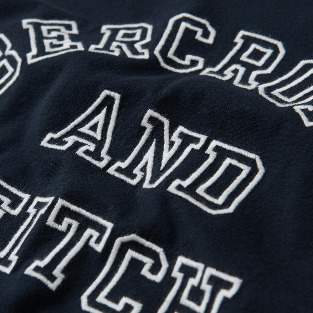 Hình Áo thun nữ Abercrombie & Fitch AF-US-NT11 Embroidered Logo Tee