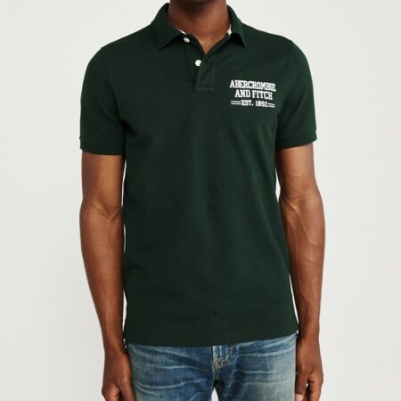 Hình Áo thun polo Abercrombie & Fitch AF-US-P42 Stretch Logo Polo