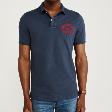 Hình Áo thun polo Abercrombie & Fitch AF-US-P43 Stretch Logo Polo