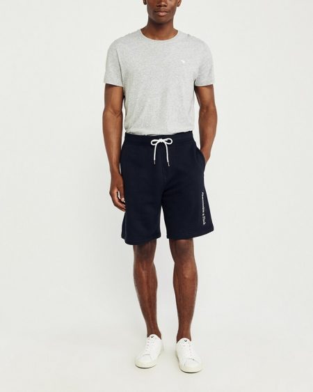 Hình Quần short Abercrombie & Fitch AF-US-S02 Applique Logo Fleece Shorts
