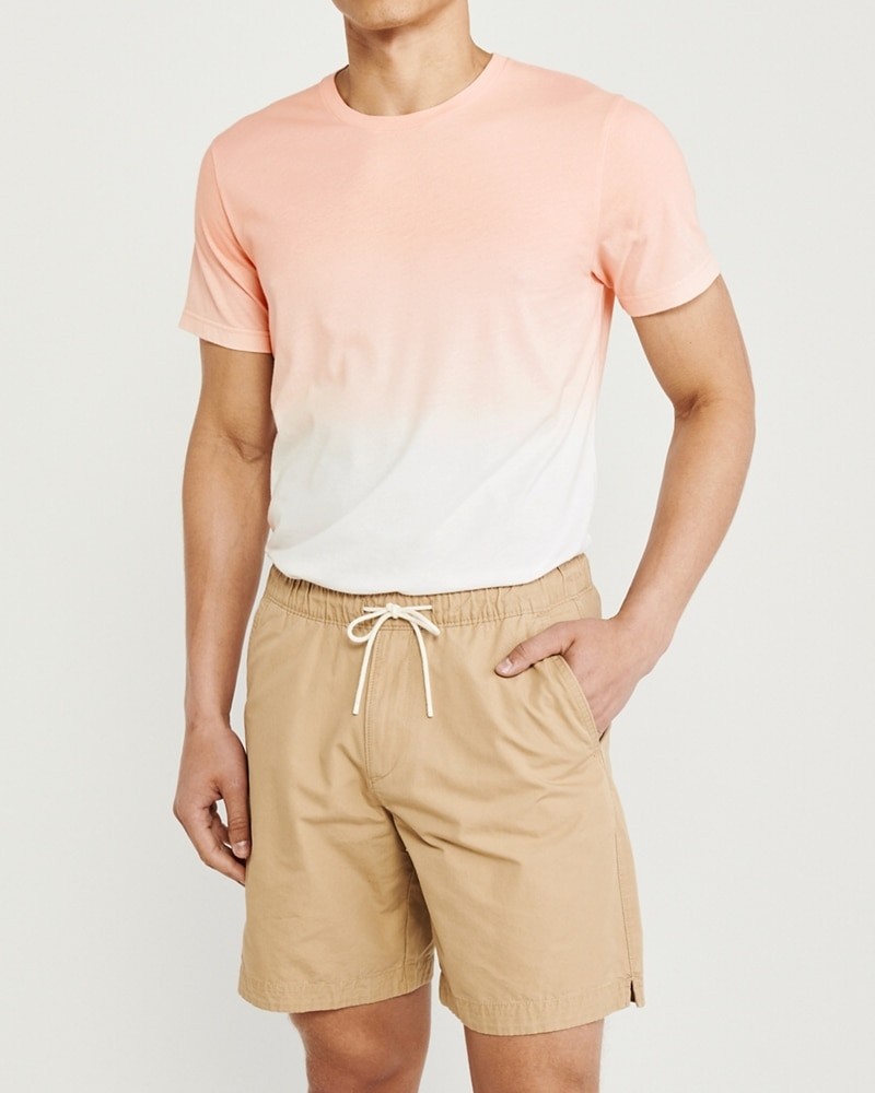 Hình Áo thun nam Abercrombie & Fitch AF-US-T41 DIP-DYE CREW TEE