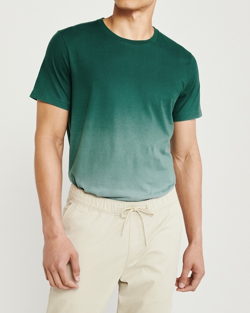 Hình Áo thun nam Abercrombie & Fitch AF-US-T43 DIP-DYE CREW TEE