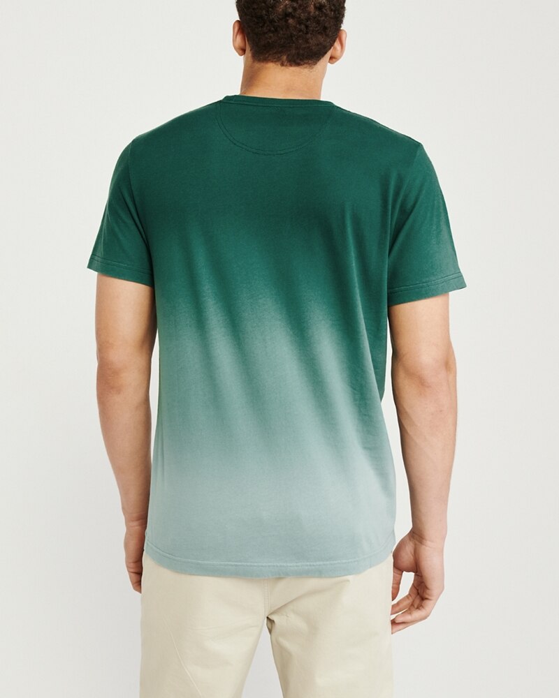 Hình Áo thun nam Abercrombie & Fitch AF-US-T43 DIP-DYE CREW TEE