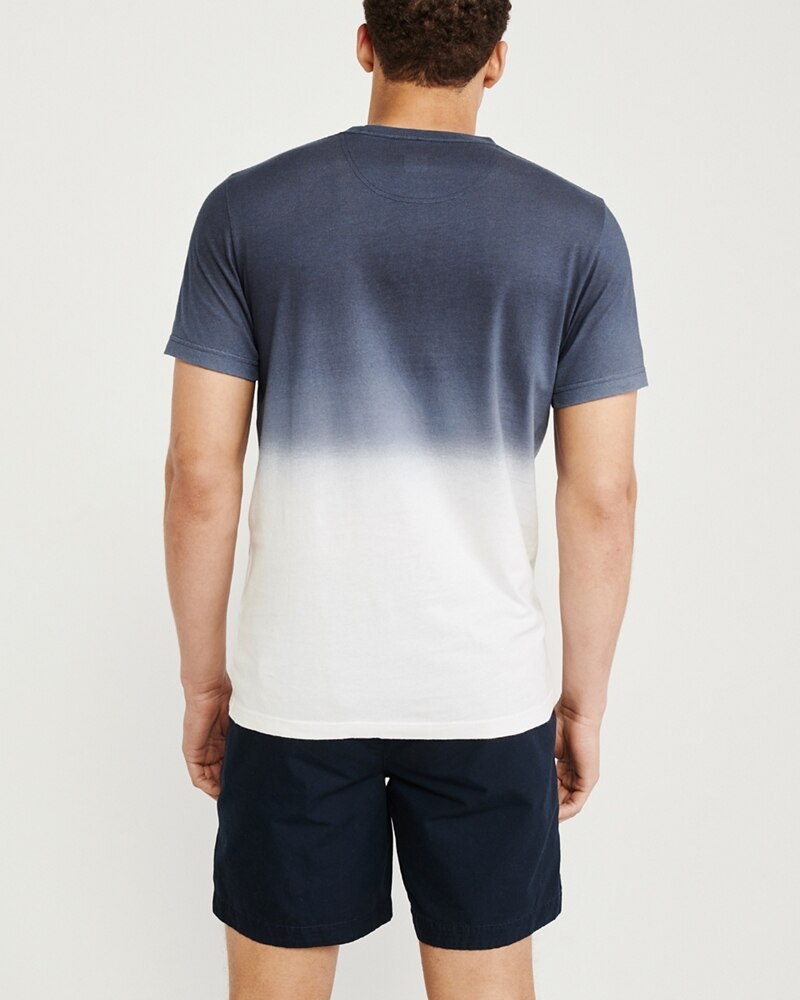 Hình Áo thun nam Abercrombie & Fitch AF-US-T44 DIP-DYE CREW TEE