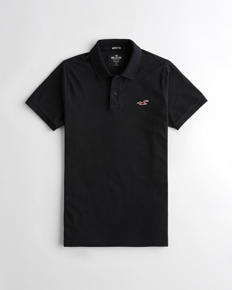 Hình Áo thun nam Hollister HCO-P209 Stretch Muscle Fit Polo