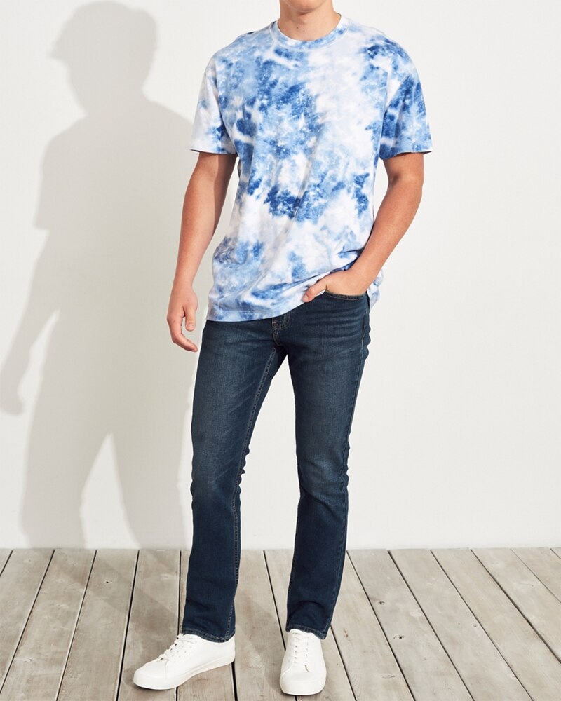 Hình Quần jean nam Hollister HCO-US-J23 Epic Flex Slim Straight medium wash