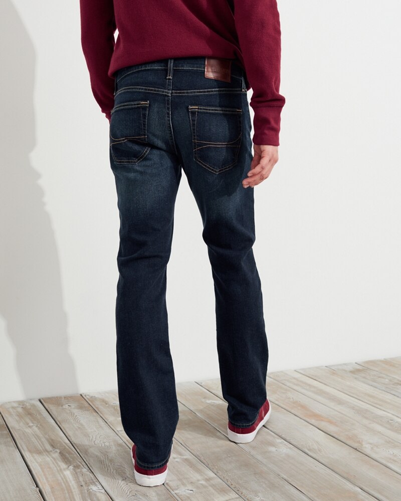 Hình Quần jean nam Hollister HCO-US-J26 Slim Straight dark wash