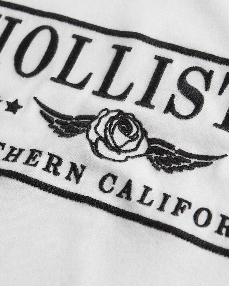 Hình Áo thun nữ Hollister HCO-US-NT09 Embroidered Graphic Tee