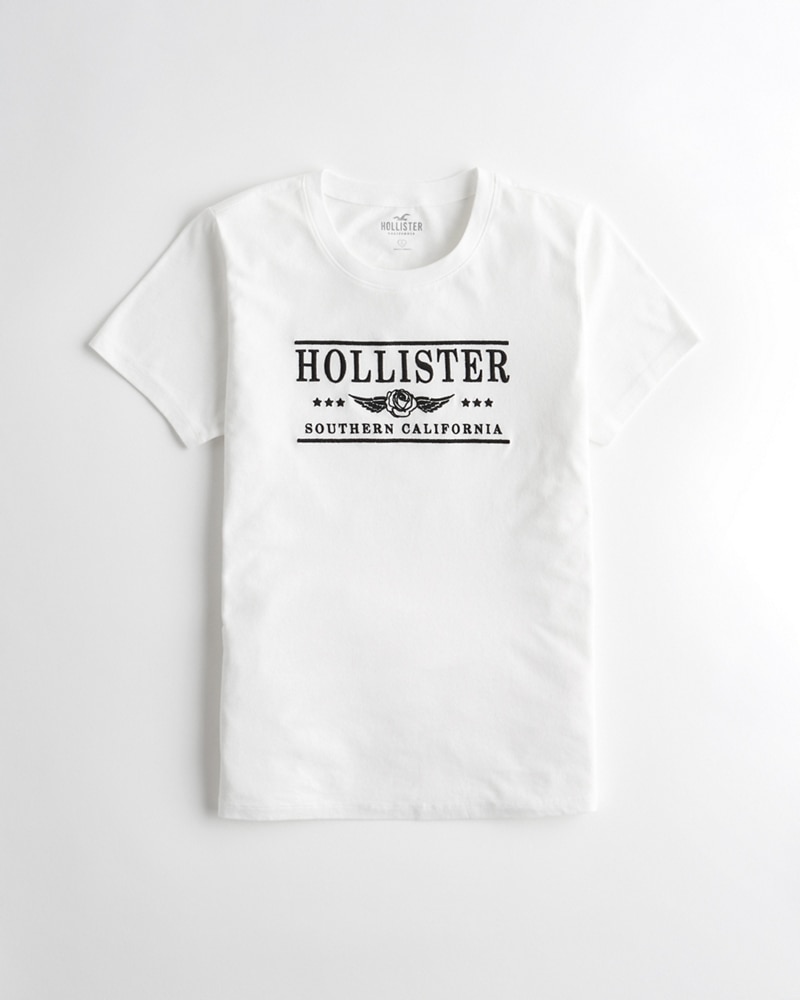 Hình Áo thun nữ Hollister HCO-US-NT09 Embroidered Graphic Tee
