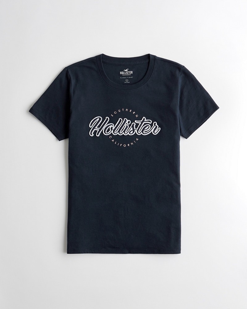 Hình Áo thun nữ Hollister HCO-US-NT10 Logo Graphic Tee