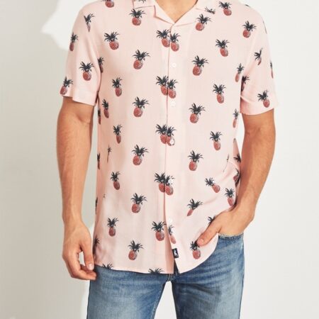 Hình Áo sơmi nam Hollister HCO-US-SM28 Short-Sleeve Pineapple Shirt