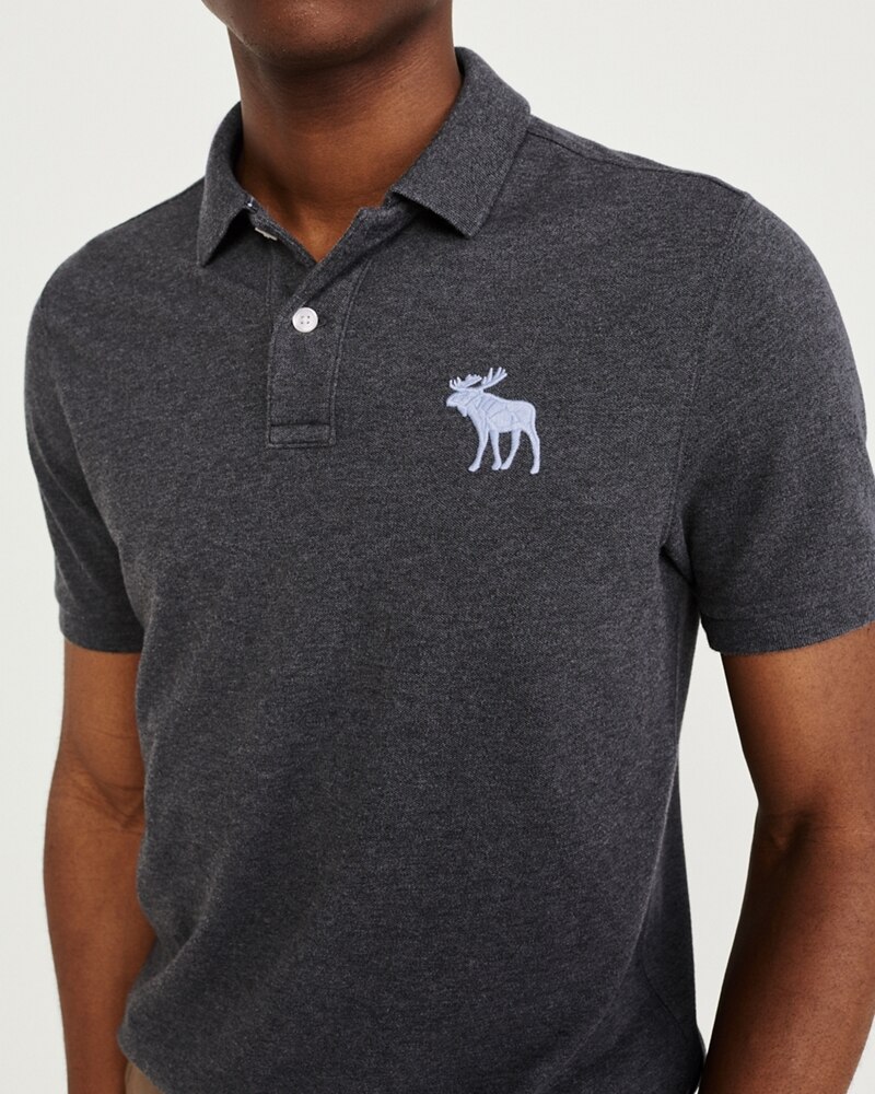 Hình Áo thun polo Abercrombie & Fitch AF-US-P47 Stretch Exploded Icon Polo