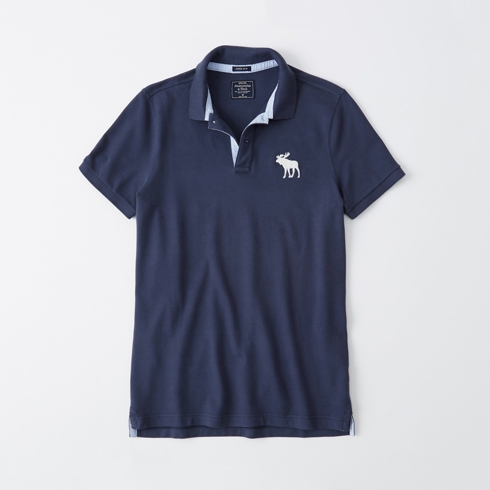 Hình Áo thun polo Abercrombie & Fitch AF-US-P49 Super Slim Exploded Icon Polo