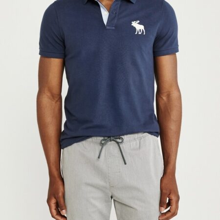 Hình Áo thun polo Abercrombie & Fitch AF-US-P49 Super Slim Exploded Icon Polo