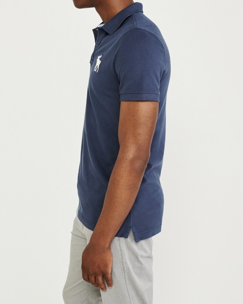 Hình Áo thun polo Abercrombie & Fitch AF-US-P49 Super Slim Exploded Icon Polo