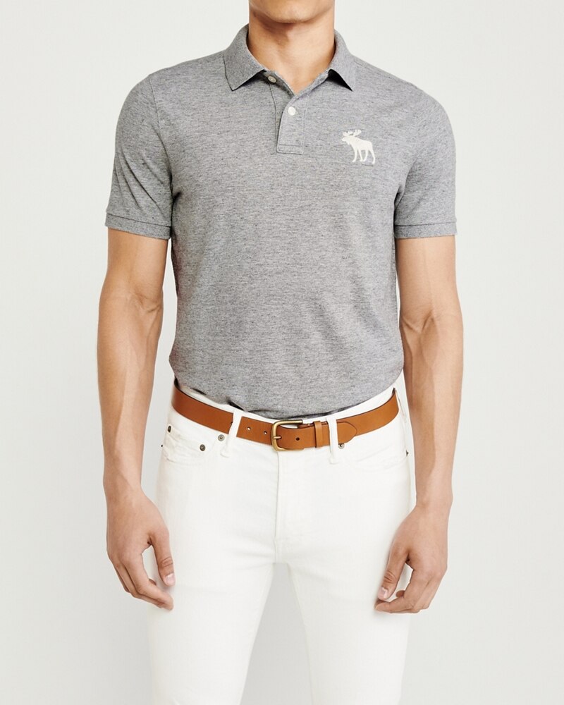 Hình Áo thun polo Abercrombie & Fitch AF-US-P50 Exploded Icon Stretch Polo