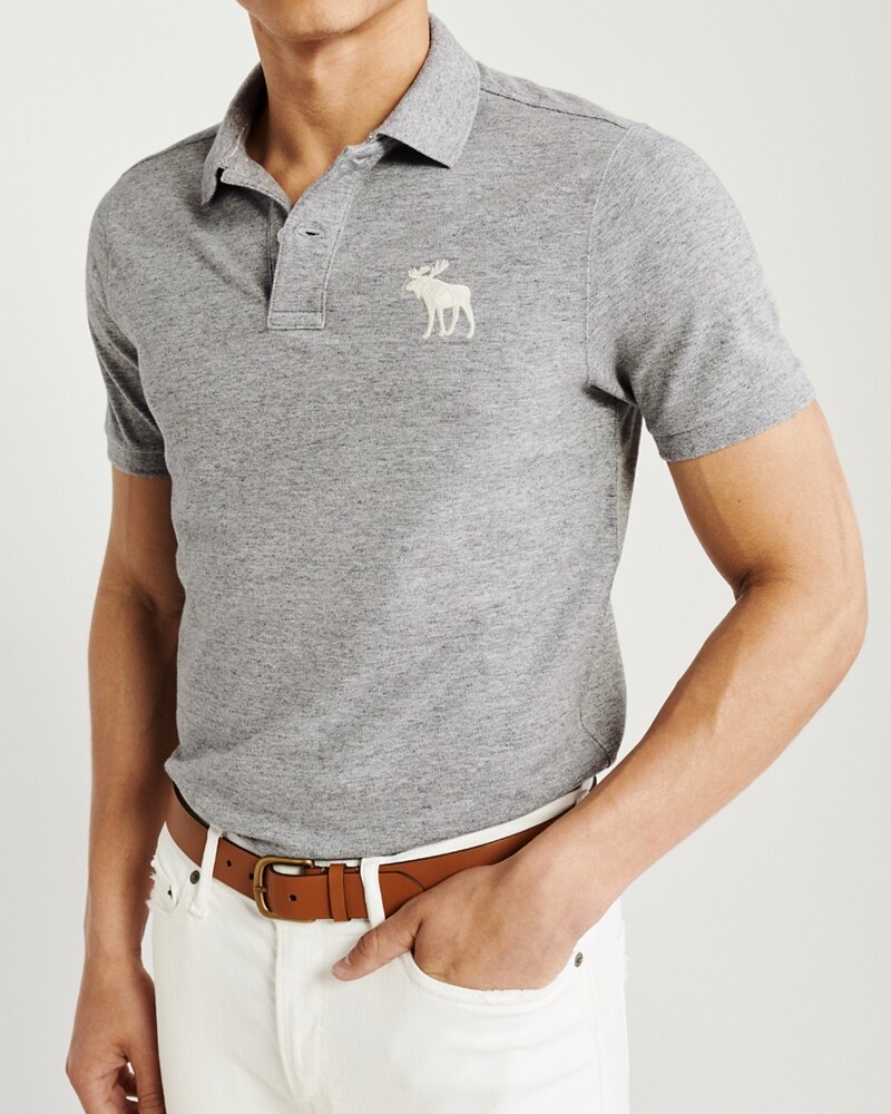 Hình Áo thun polo Abercrombie & Fitch AF-US-P50 Exploded Icon Stretch Polo