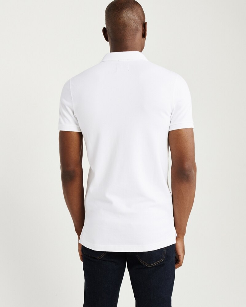 Hình Áo thun polo Abercrombie & Fitch AF-US-P51 Super Slim Exploded Icon Polo