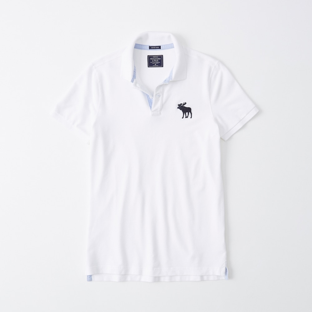Hình Áo thun polo Abercrombie & Fitch AF-US-P51 Super Slim Exploded Icon Polo