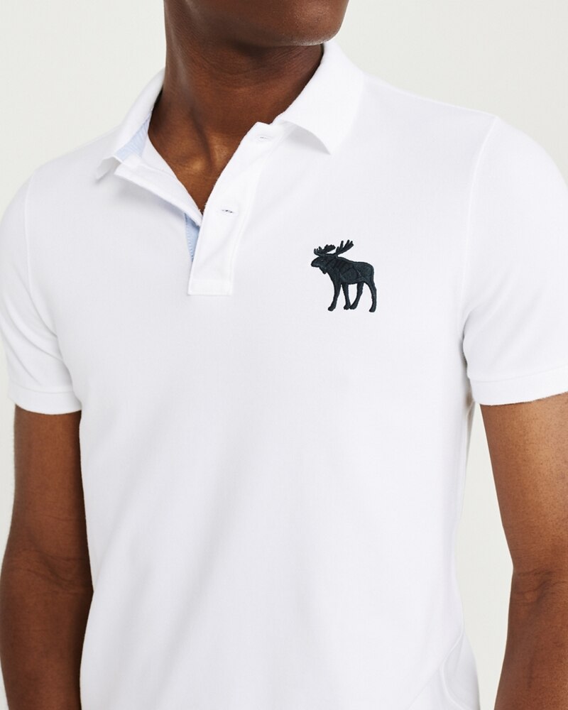 Hình Áo thun polo Abercrombie & Fitch AF-US-P51 Super Slim Exploded Icon Polo