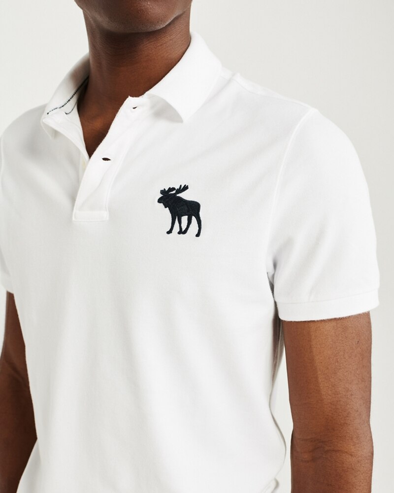 Hình Áo thun polo Abercrombie & Fitch AF-US-P53 Stretch Exploded Icon Polo