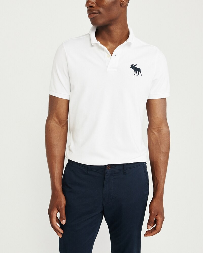 Hình Áo thun polo Abercrombie & Fitch AF-US-P53 Stretch Exploded Icon Polo