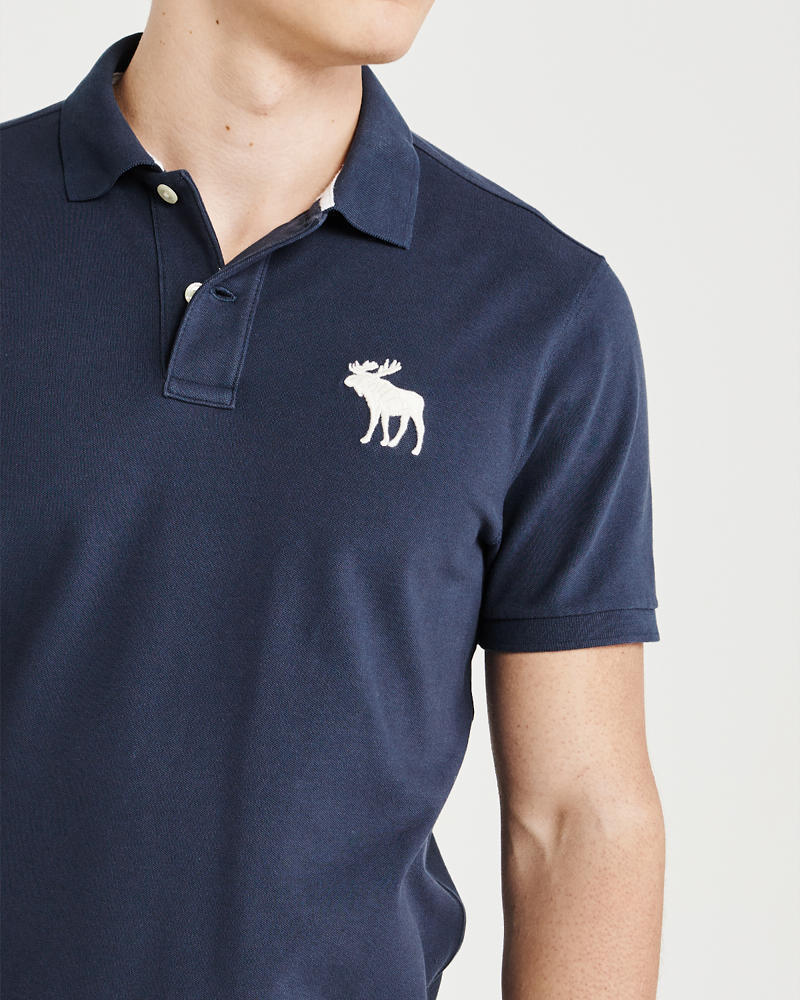 Hình Áo thun polo Abercrombie & Fitch AF-US-P55 Stretch Exploded Icon Polo