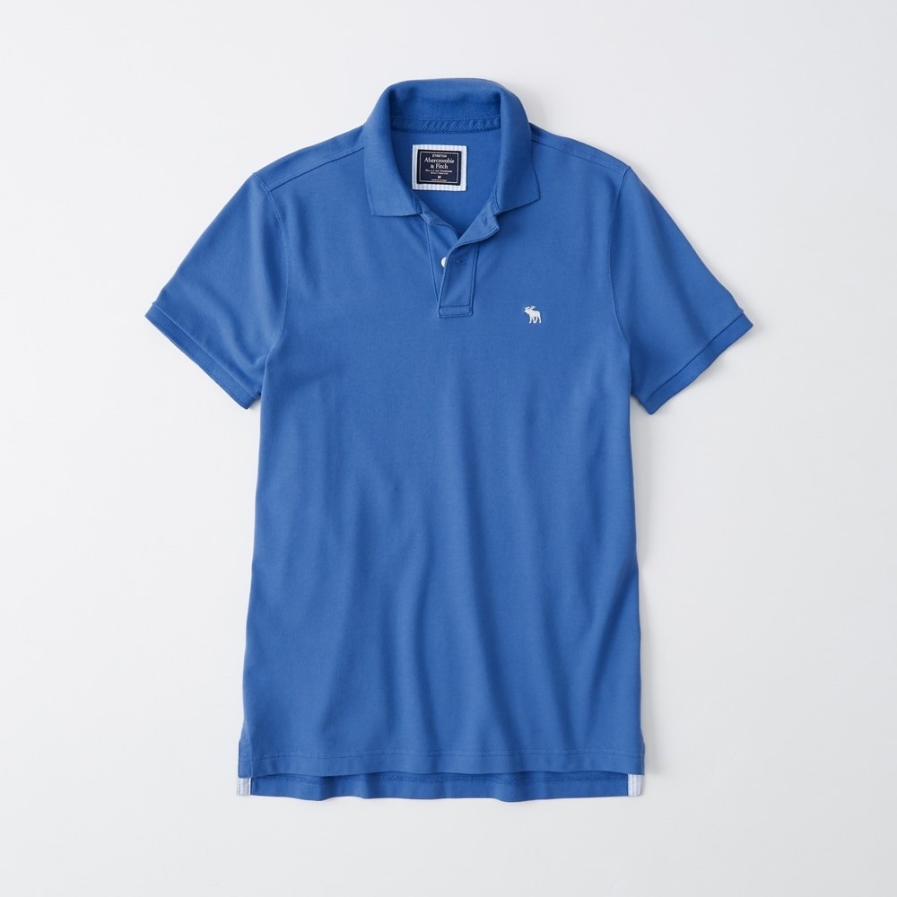 Hình Áo thun polo Abercrombie & Fitch AF-US-P59 Stretch Icon Polo Blue