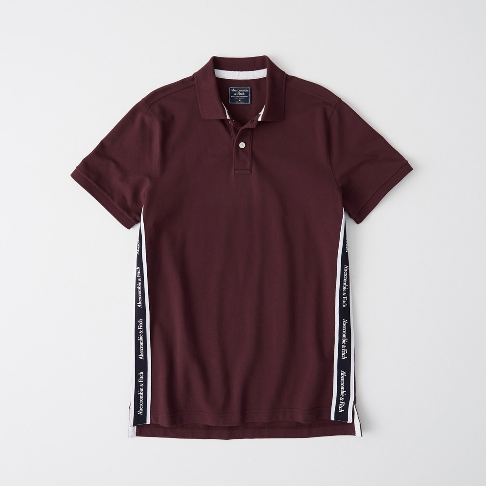 Hình Áo thun polo Abercrombie & Fitch AF-US-P62 Logo Tape Stretch Polo