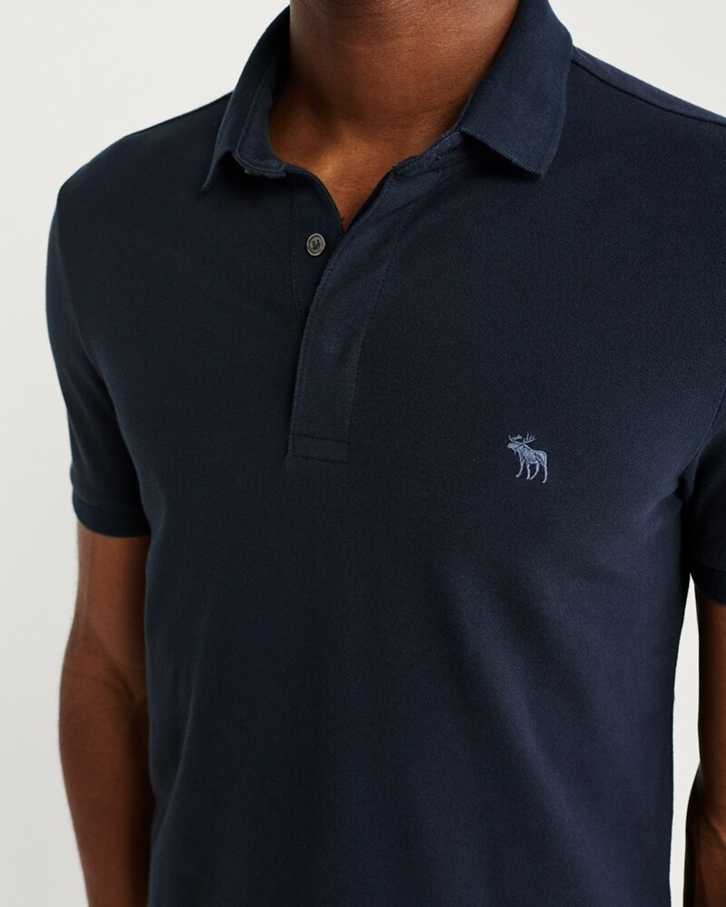 Hình Áo thun polo Abercrombie & Fitch AF-US-P63 Concealed Placket Polo