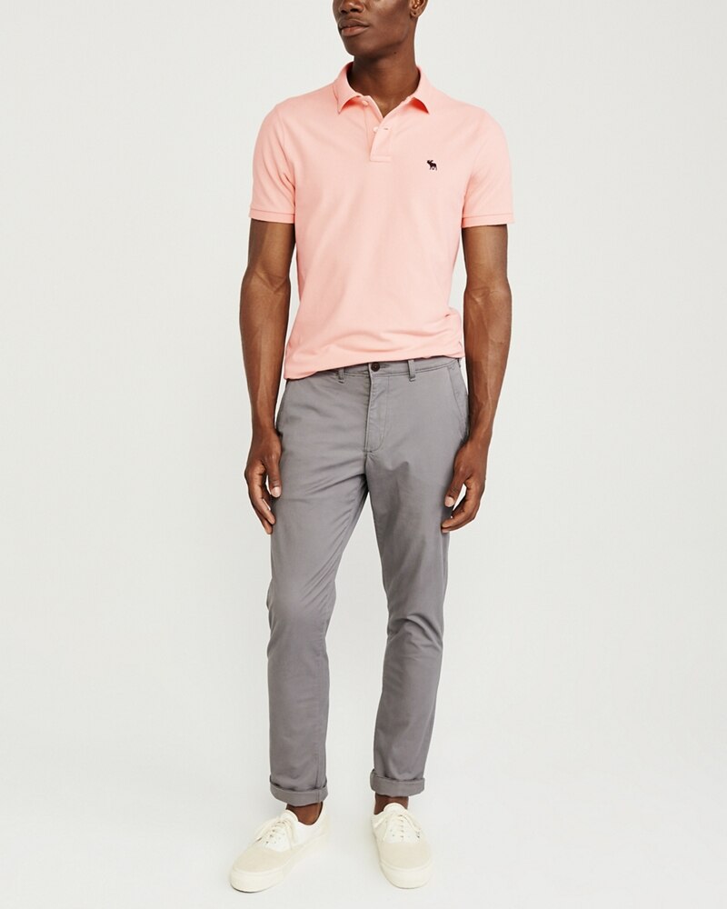 Hình Áo thun polo Abercrombie & Fitch AF-US-P66 Stretch Icon Polo