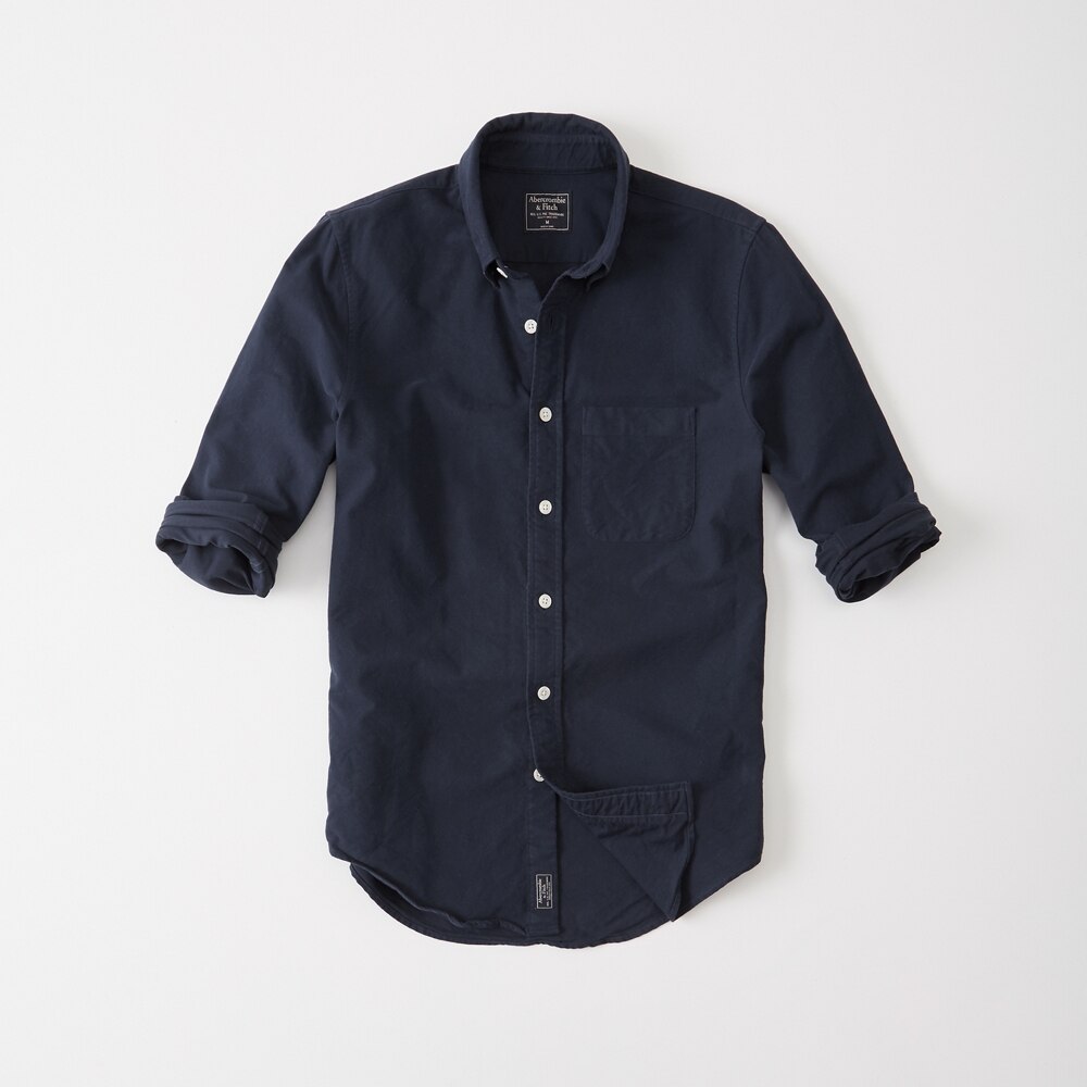 Hình Áo sơmi nam Abercrombie & Fitch AF-US-SM94 Oxford Shirt Signature Fit