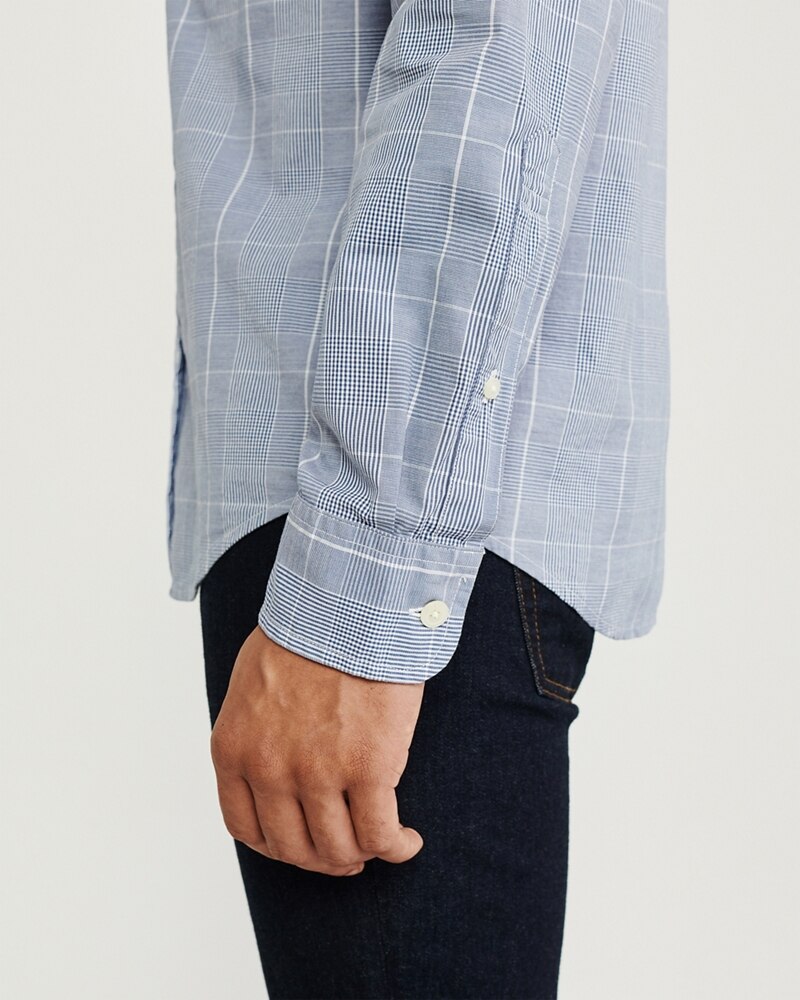 Hình Áo sơmi nam Abercrombie & Fitch AF-US-SM96 Icon Poplin Shirt