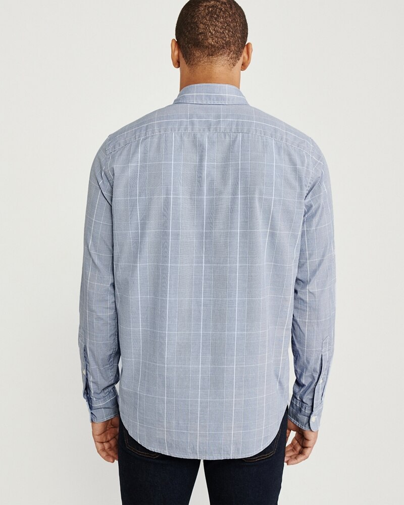 Hình Áo sơmi nam Abercrombie & Fitch AF-US-SM96 Icon Poplin Shirt