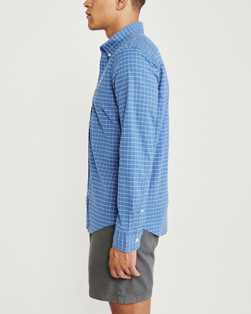 Hình Áo sơmi nam Abercrombie & Fitch AF-US-SM97 Oxford Shirt Signature Fit