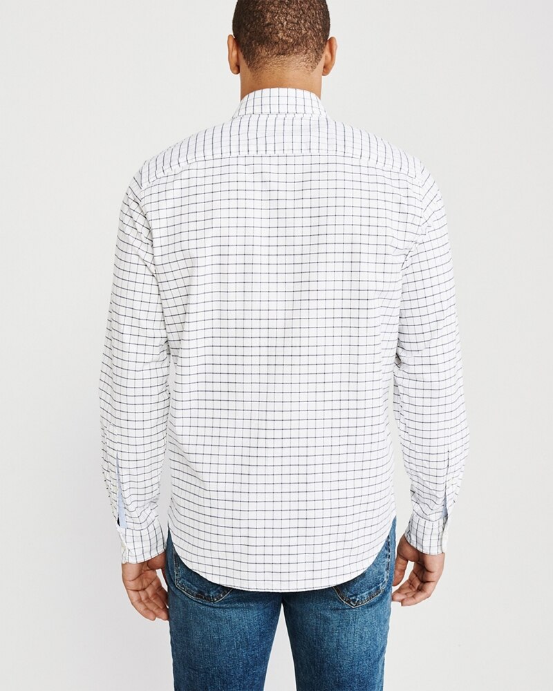 Hình Áo sơmi nam Abercrombie & Fitch AF-US-SM98 Oxford Shirt Signature Fit