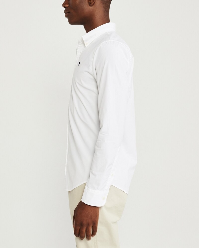 Hình Áo sơmi nam Abercrombie & Fitch AF-US-SM99 Super Slim Poplin Shirt