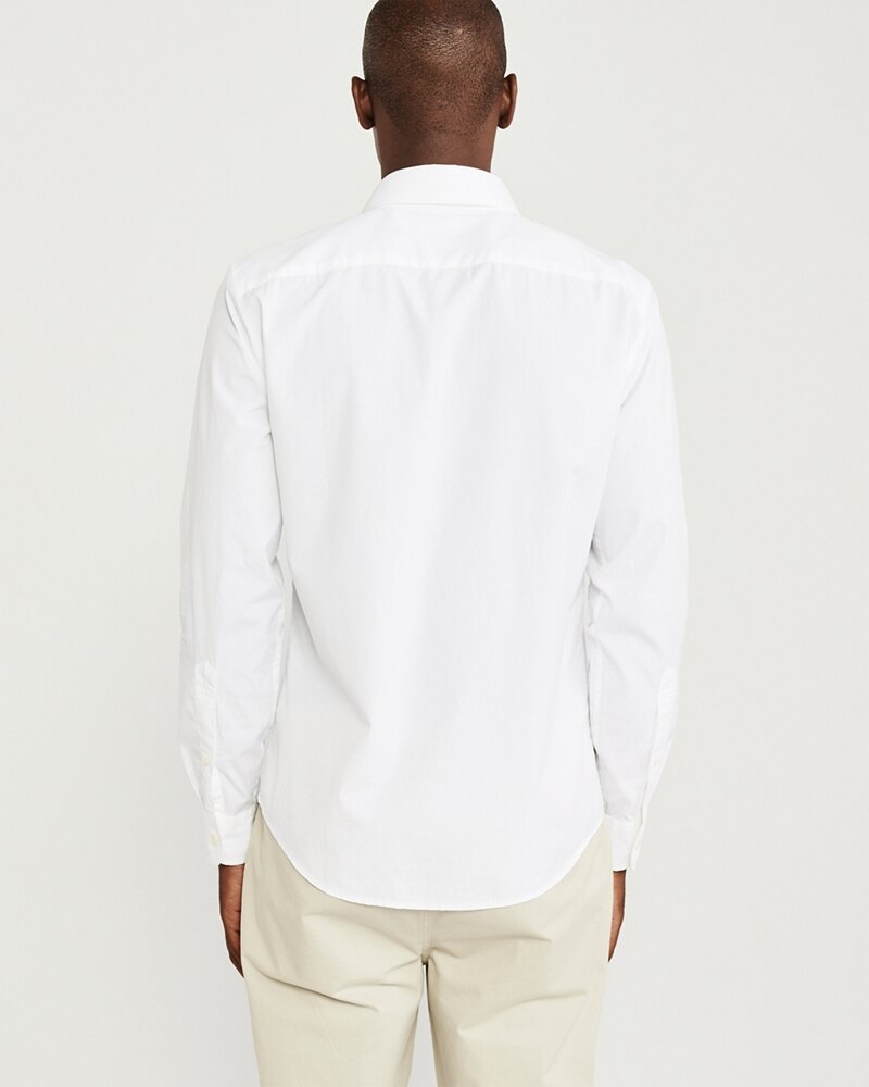 Hình Áo sơmi nam Abercrombie & Fitch AF-US-SM99 Super Slim Poplin Shirt