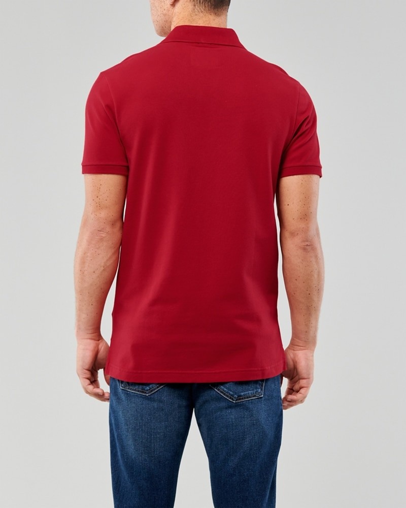 Hình Áo thun nam Hollister HCO-P222 Stretch Polo Red