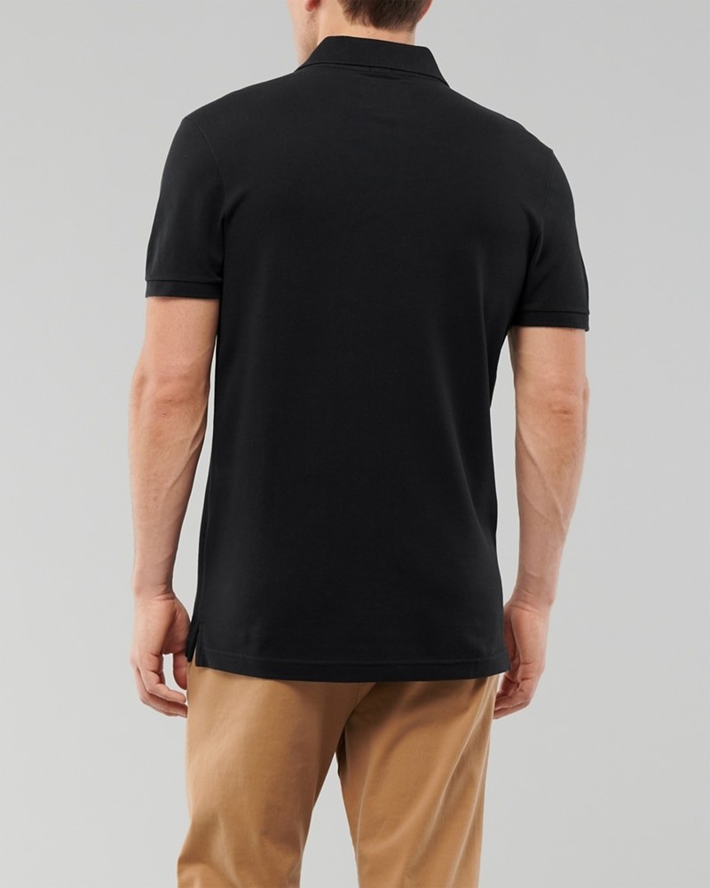 Hình Áo thun nam Hollister HCO-P223 Stretch Polo black