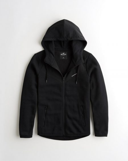Hình Áo khoác nam Hollister HCO-US-K19 Full-Zip Hoodie Black