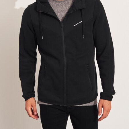 Hình Áo khoác nam Hollister HCO-US-K19 Full-Zip Hoodie Black