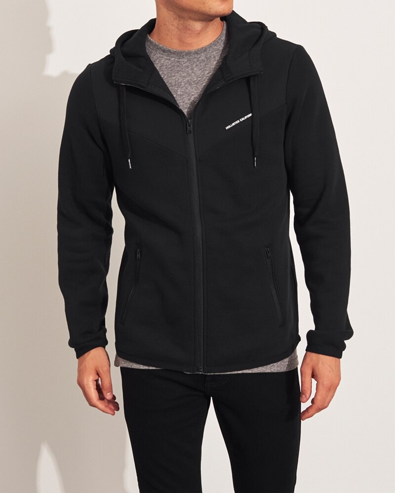 Hình Áo khoác nam Hollister HCO-US-K19 Full-Zip Hoodie Black