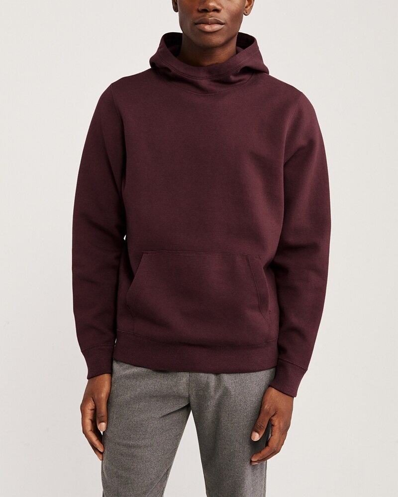 Hình Áo khoác nam Abercrombie & Fitch AF-KH01 Snorkel Hoodie BURGUNDY