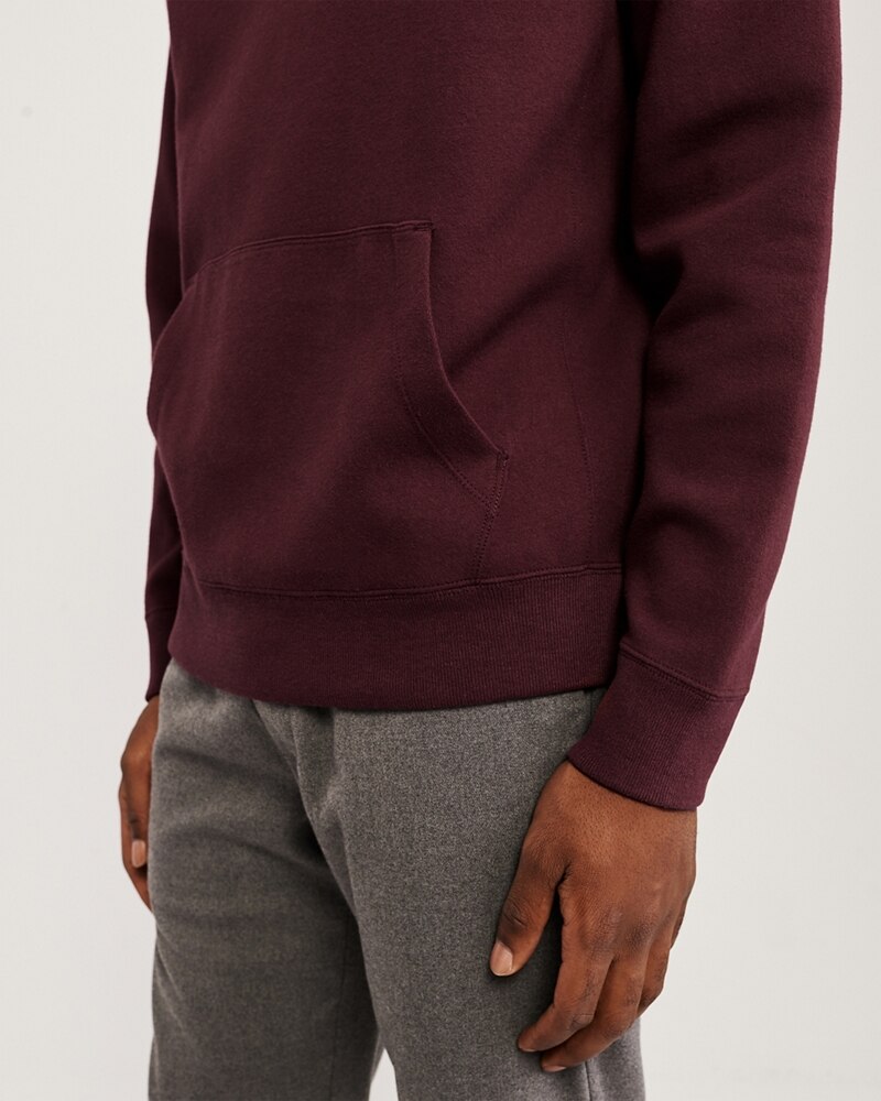 Hình Áo khoác nam Abercrombie & Fitch AF-KH01 Snorkel Hoodie BURGUNDY