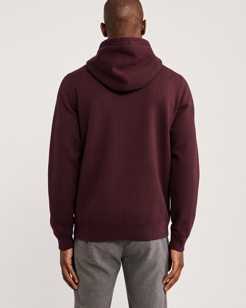 Hình Áo khoác nam Abercrombie & Fitch AF-KH01 Snorkel Hoodie BURGUNDY